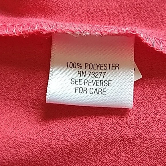 Apt 9 cayenne coral sheer button blouse XLP - Picture 12 of 16